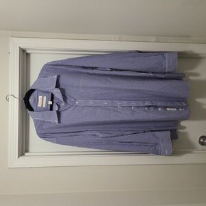 Mens Roundtree & Yorke gold label button down dress shirt